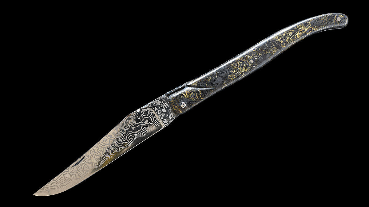 Taschenmesser Damastklinge