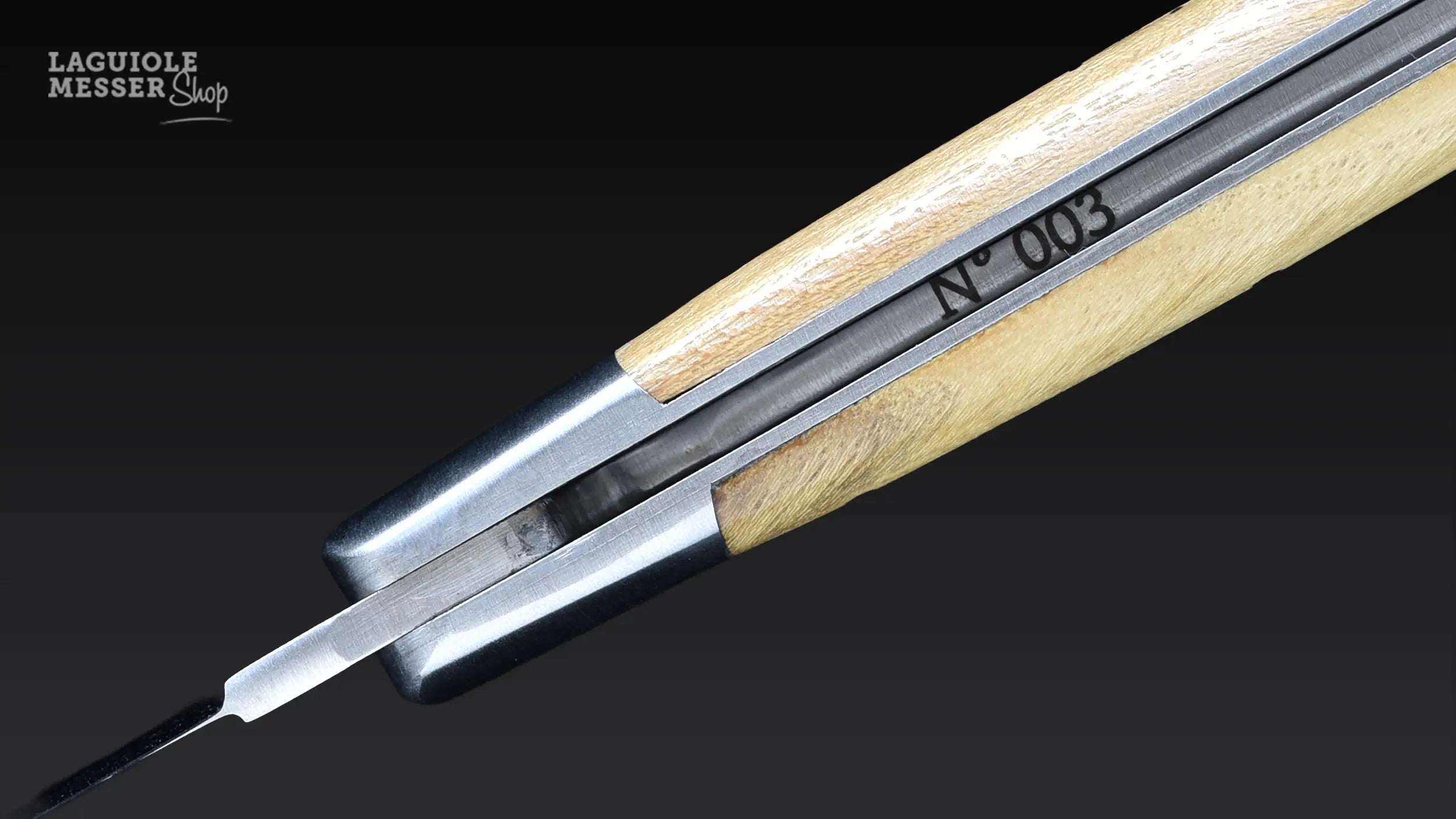 Durchnummeriertes Freimaurer Laguiole Messer Geselle Nummer 003