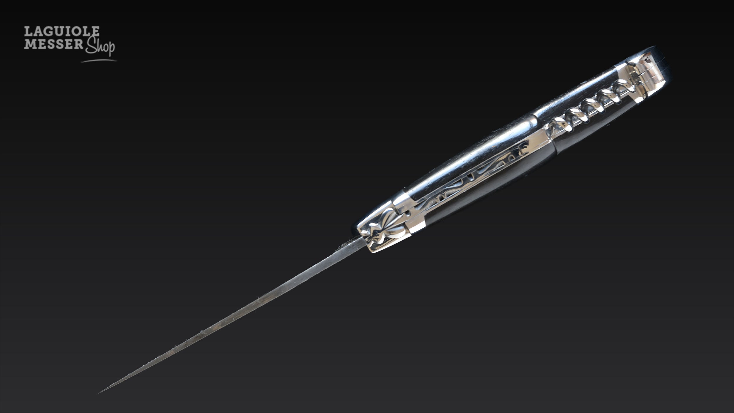 Rückenansicht des Honoré Durand Taschenmessers mit integriertem Korkenzieher