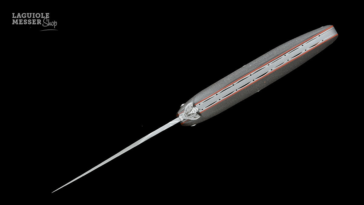 Rückenansicht mit gebürsteter TA-Mouche