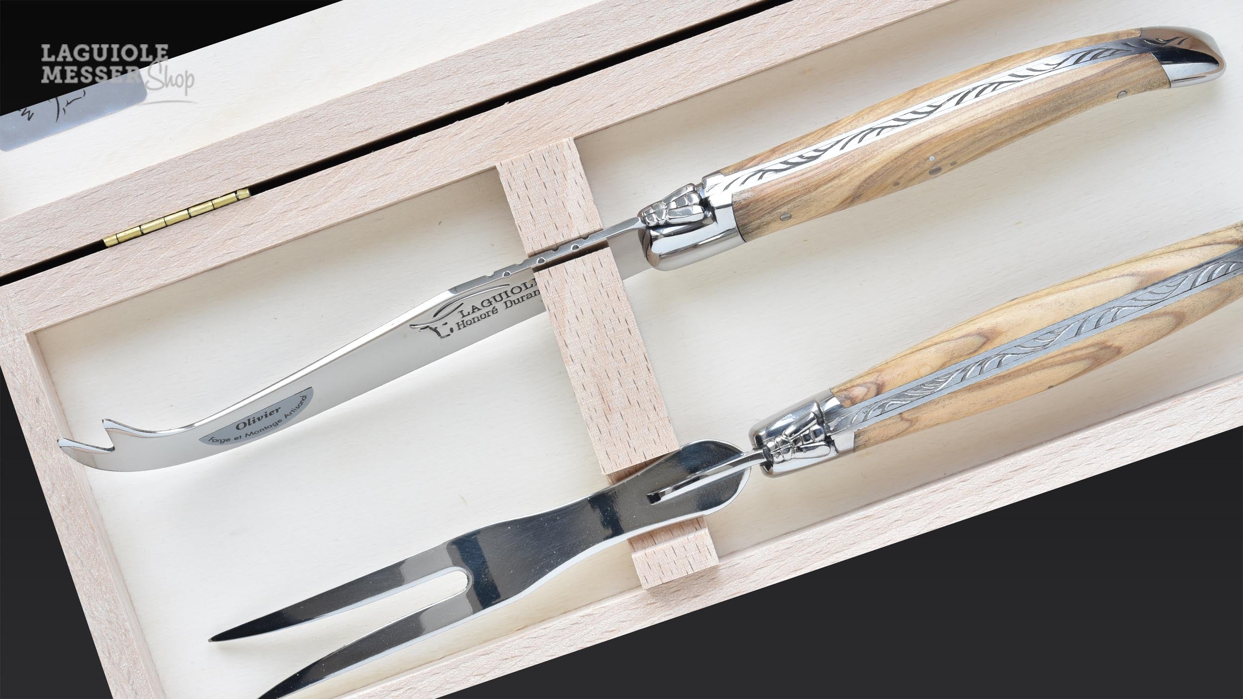 Honoré Durand, Laguiole Service à Fromage Olivier