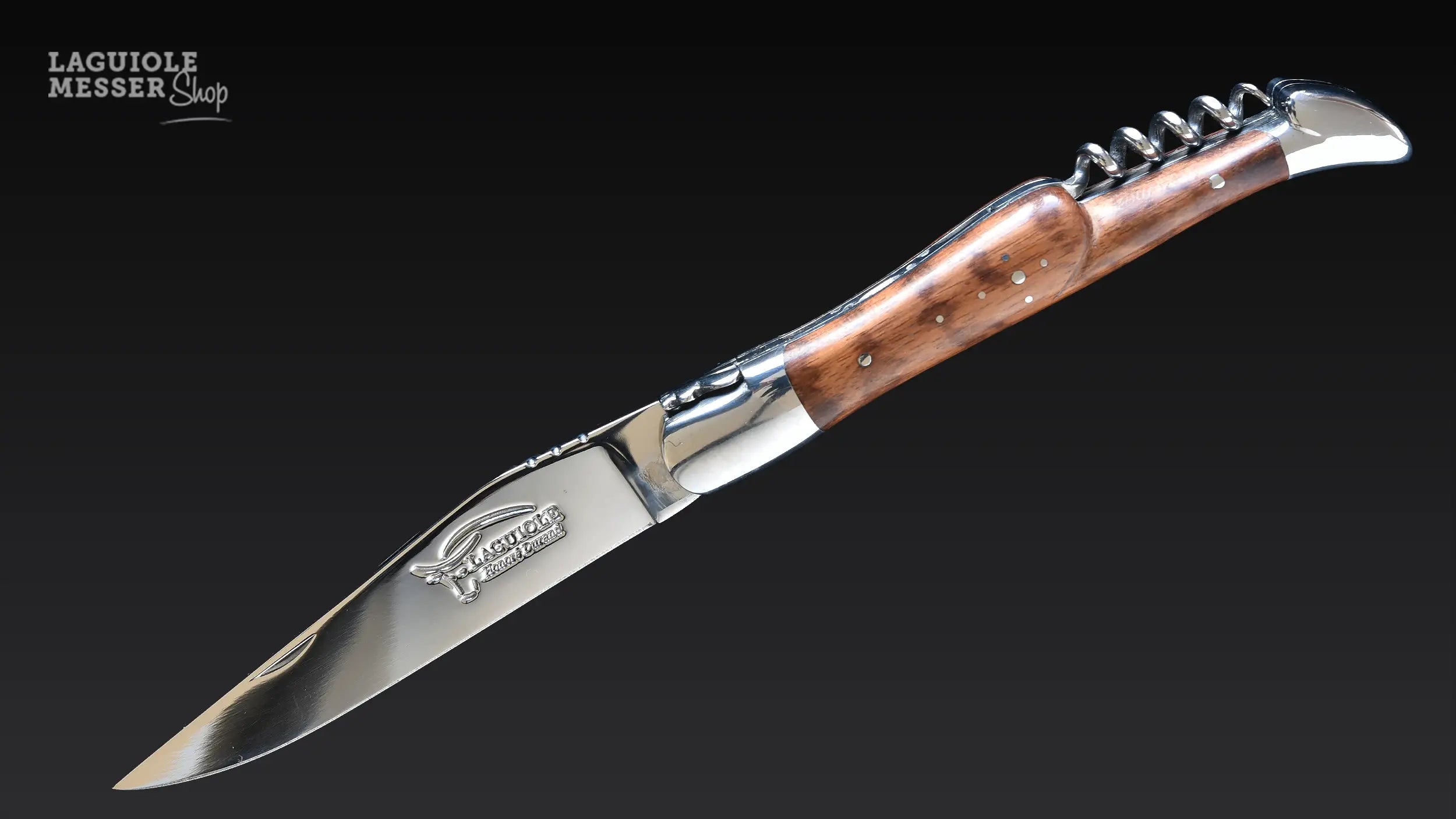 Laguiole-Taschenmesser von Honoré Durand mit Amourette-Griff und Korkenzieher
