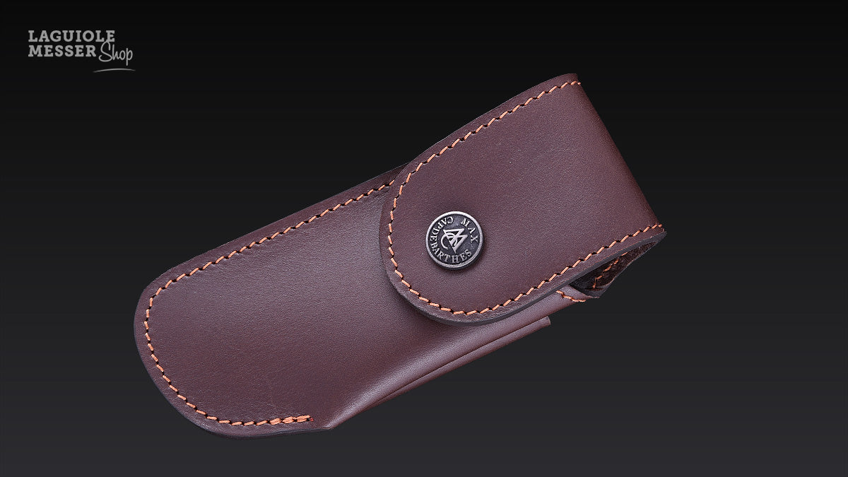 Max Capdebarthes Leder Etui Salers  Chocolat