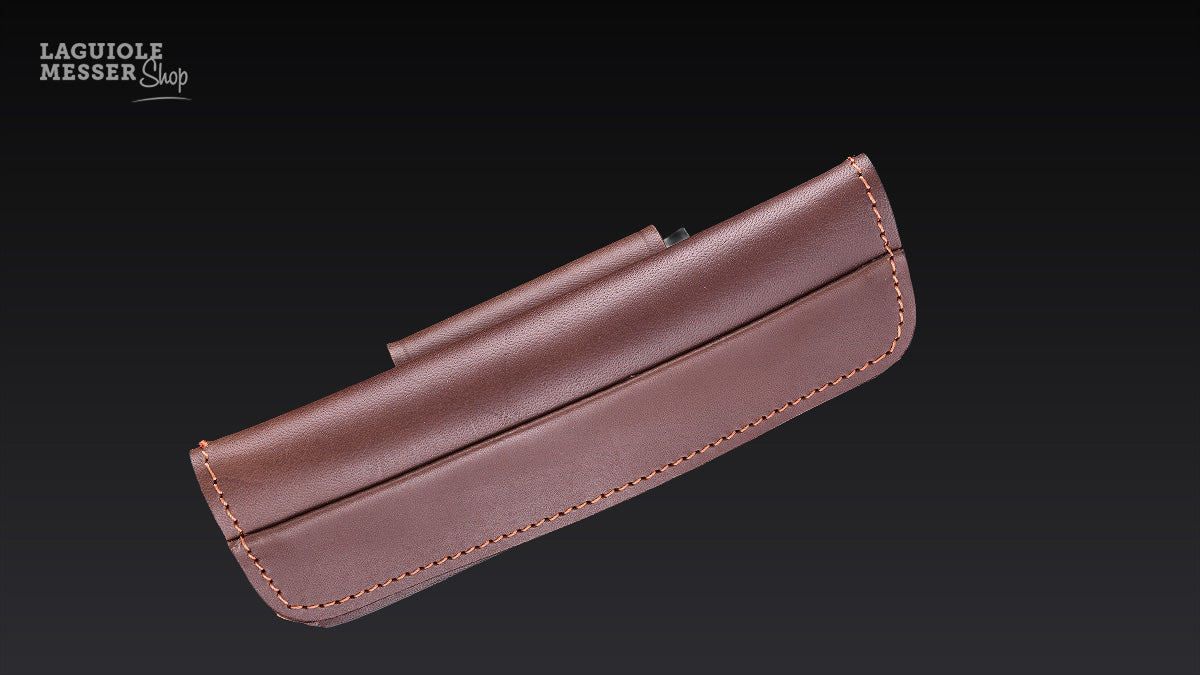 Max Capdebarthes Leder Etui Tendence  13cm Chocolat