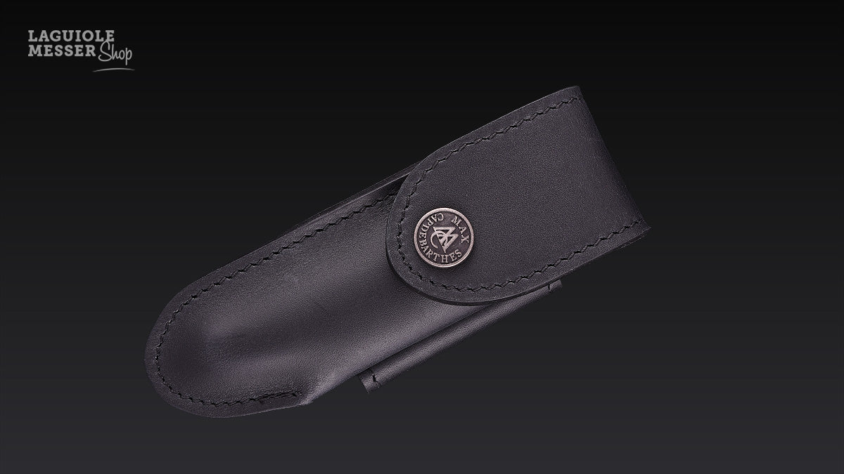 Max Capdebarthes Leder Etui Tradition  Noir