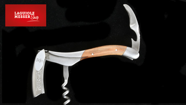 Laguiole en Aubrac Sommelier Messer Eichenholz